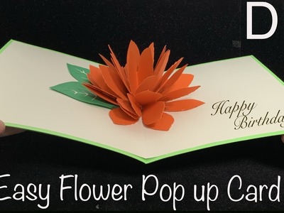 EASY FLOWER POP UP CARD TUTORIAL I DIY Birthday Card | Mother’s Day Gift Ideas | Paper Craft