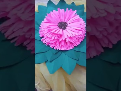 Flower making with paper | DIY paper craft | paper flower making #shorts #Aiwasuper