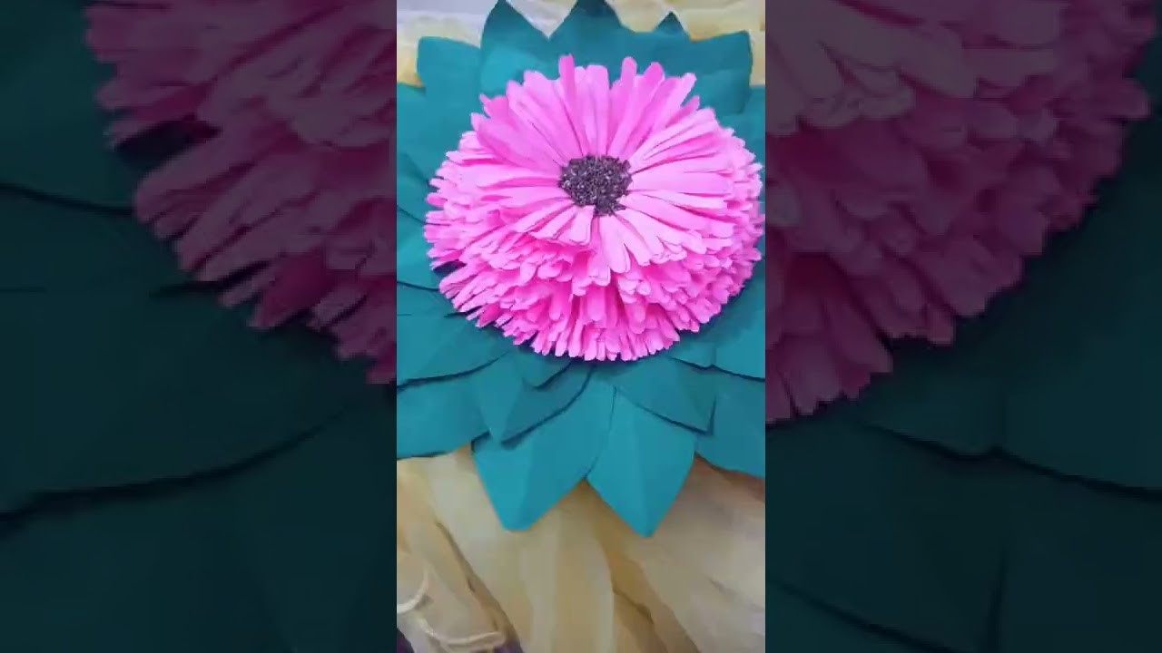 Flower making with paper | DIY paper craft | paper flower making #shorts #Aiwasuper