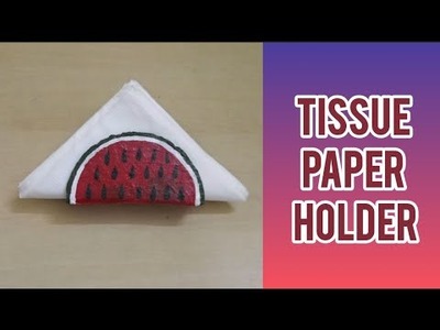 How to make DIY Tissue Paper Holder.DIY Tissue Paper Holder with Cardboard and Paint