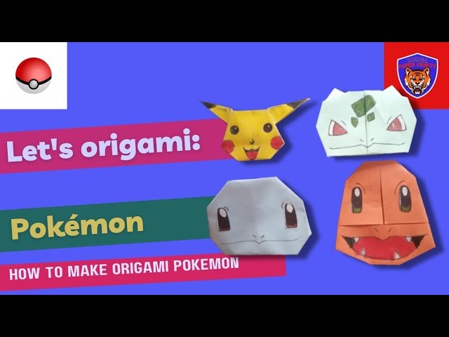 How To Make Origami Pokémon Easy [Simple Origami]. Durga Paper Crafts #origami_craft_idea