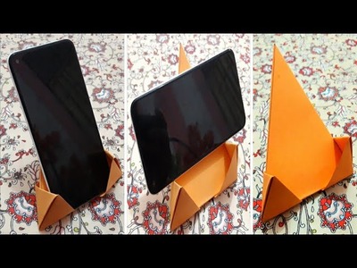 HOW TO MAKE PAPER PHONE STAND.HOLDER | DIY Phone Stand | Easy To Follow Step by Step