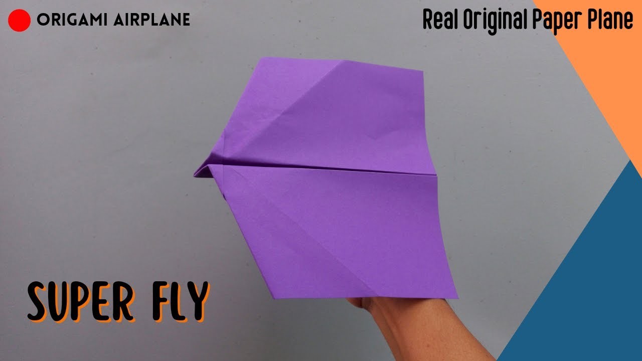 How To Make A Paper Airplane - Do It Yourself The Easiest Way To Make A Paper Plane [Tutorial]