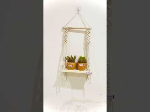 Macrame wall hanging new design। macrame wall hanging shelf।#short।India ।Craft Home Decor