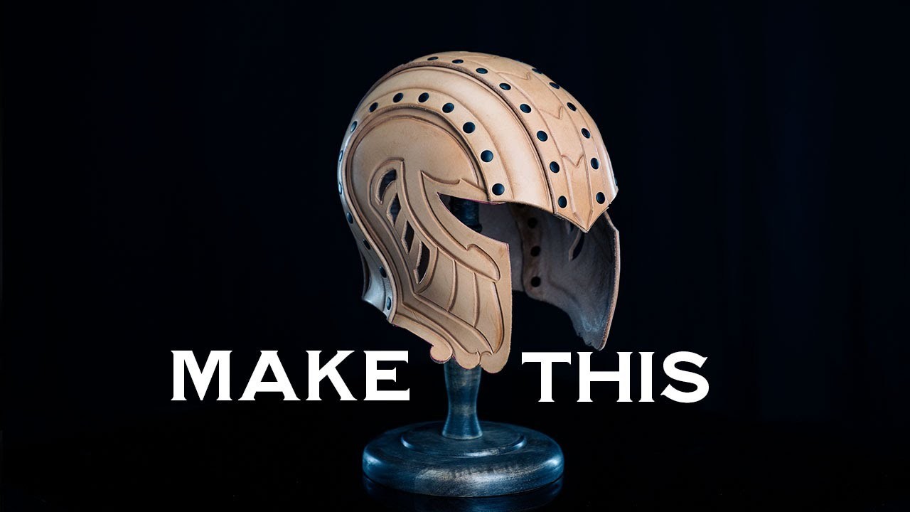 MAKE A LEATHER HELMET - DIY Elven Lord Helmet Core