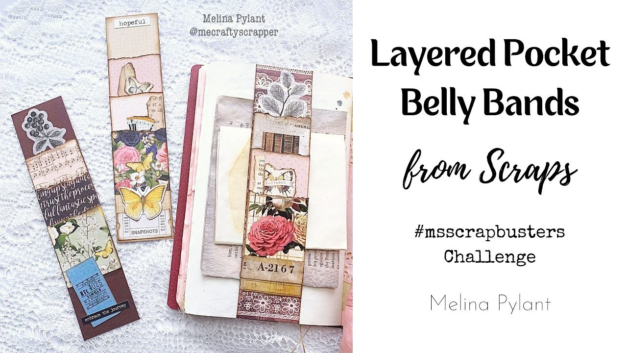 MAKING LAYERED POCKET BELLY BANDS FROM SCRAPS | #msscrapbusters EPISODE 48 | DIY TUTORIAL