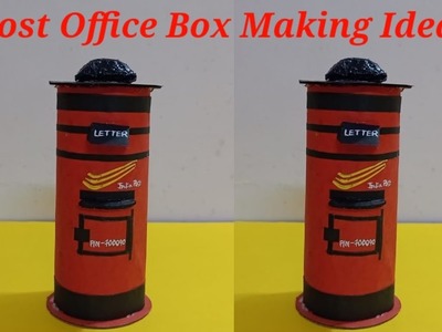 Post Office Box making for school project | Letter Box making | How to make paper Post Box| Mail box