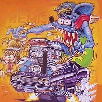 Rat Fink Mopar Cross Stitch Pattern***L@@K***Buyers Can Download Your Pattern As Soon As They Complete The Purchase