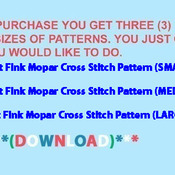 Rat Fink Mopar Cross Stitch Pattern***L@@K***Buyers Can Download Your Pattern As Soon As They Complete The Purchase