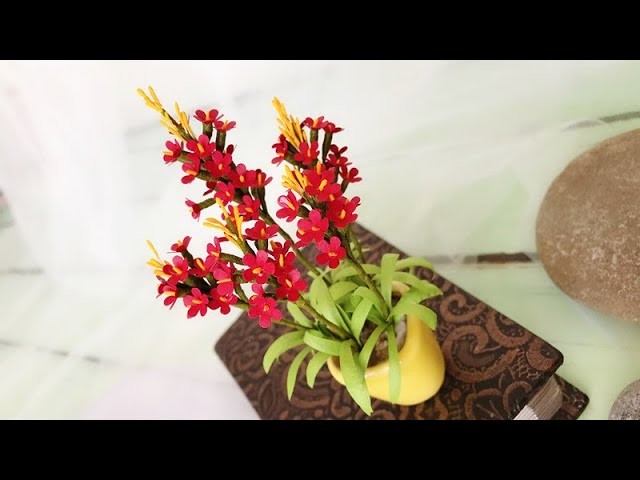 ABC TV | How To Make Miniature Paper Flower Pot #2 - Craft Tutorial