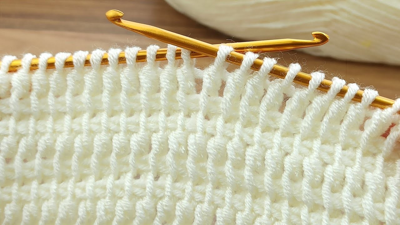 ????Amazing???????? *tasarım*~Trend~ *Super easy tunisian* knitting pattern online tutorial for new learners