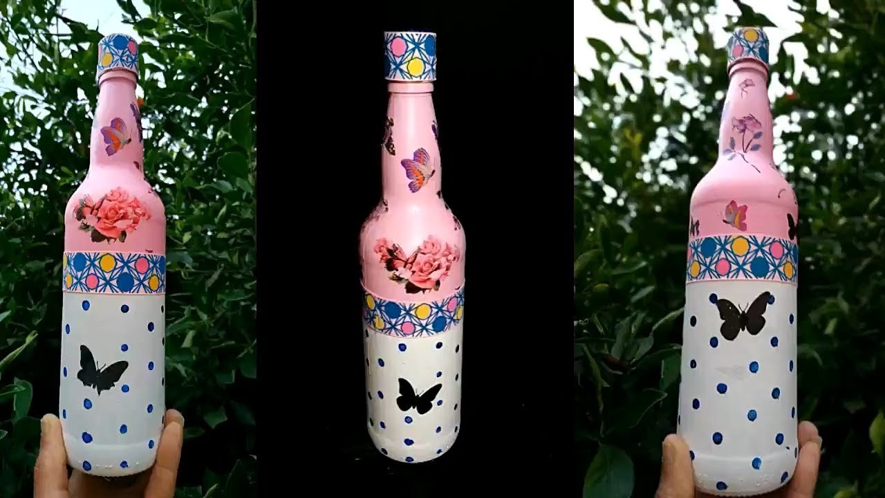 Crafts  Bottle Decoration Ideas