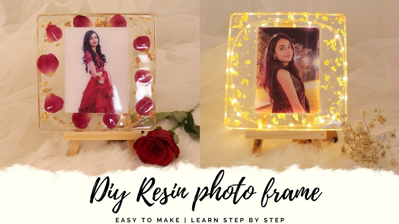 How to make Resin Photo Frame | Resin Photo Frame Tutorial | DIY Gift Ideas | DIY  Resin Frames