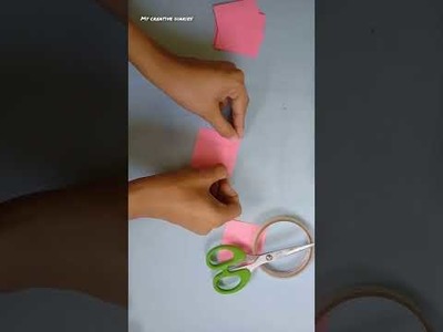 How To Make Sticky Notes At Home l DIY School Supplies l #shorts #viralshorts #schoolsupplies #diy