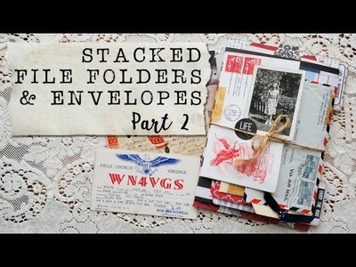 Stacked Ephemera Holder Part 2 | Tutorial Craft Along