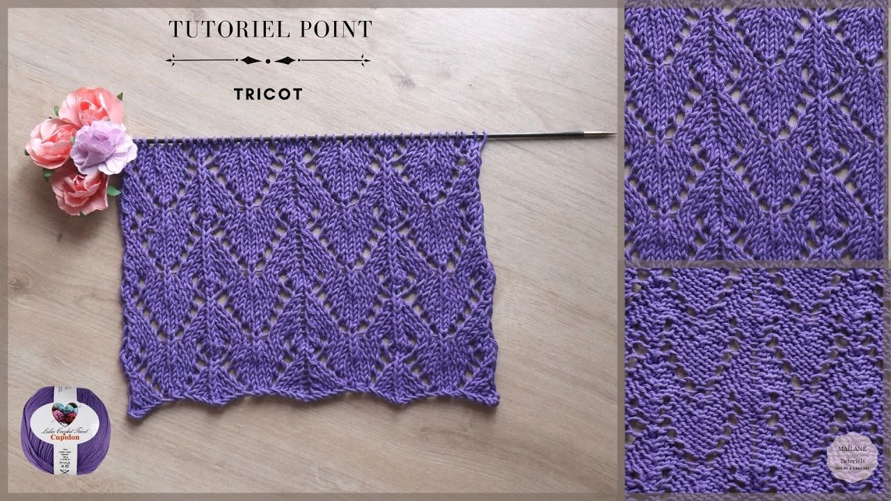 #259 Tutoriel Point Tricot ????- Maïlane - #lidiacrochettricot #knitting #tutorial