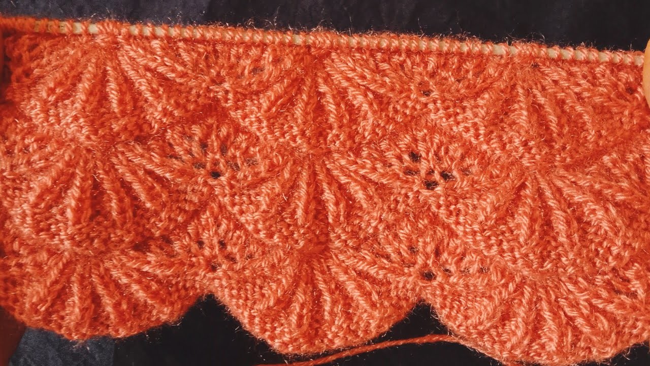 Best scalloped design for ladies cardigan. #trending #knitting