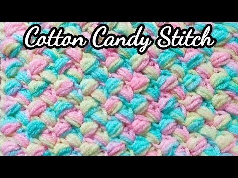 Cotton Candy Stitch Crochet Tutorial