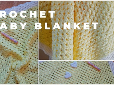 CROCHET EASY BABY BLANKET FOR BEGINNERS | Crochet The Sweet Dreams Baby Blanket & Free Pattern