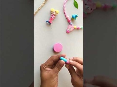 DIY Amazing technique to make miniature kitchen Set????| Polymer Clay #shorts