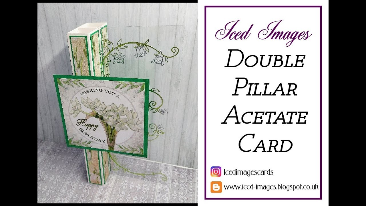 Double Pillar Acetate Card