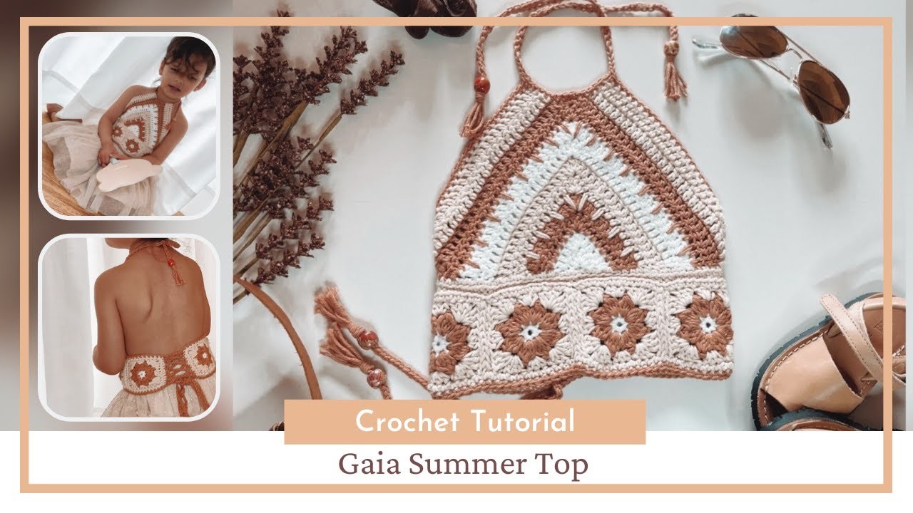 Gaia Summer Top Crochet Tutorial - Part 2 | yarnS design