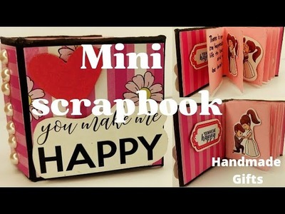 Mini Scrapbook ???? How to make Mini Scrapbook.#handmade #scrapbook #birthday #gift