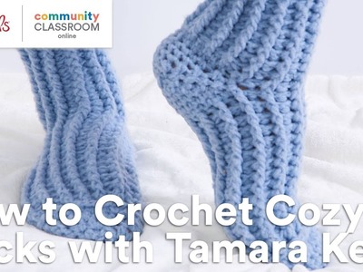 Online Class: How to Crochet Cozy Socks with Tamara Kelly | Michaels