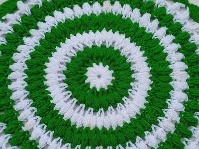 उन से बनाएं थालपोश Crochet Rumal Design | Beautiful Crosia Thalposh | Crochet | rumal design Hindi