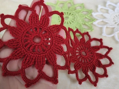 Easy crochet Flower Motif |Paso paso