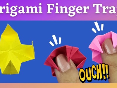 How To Make Origami Finger Trap || Paper Finger Trap || Origami Fidget Toy