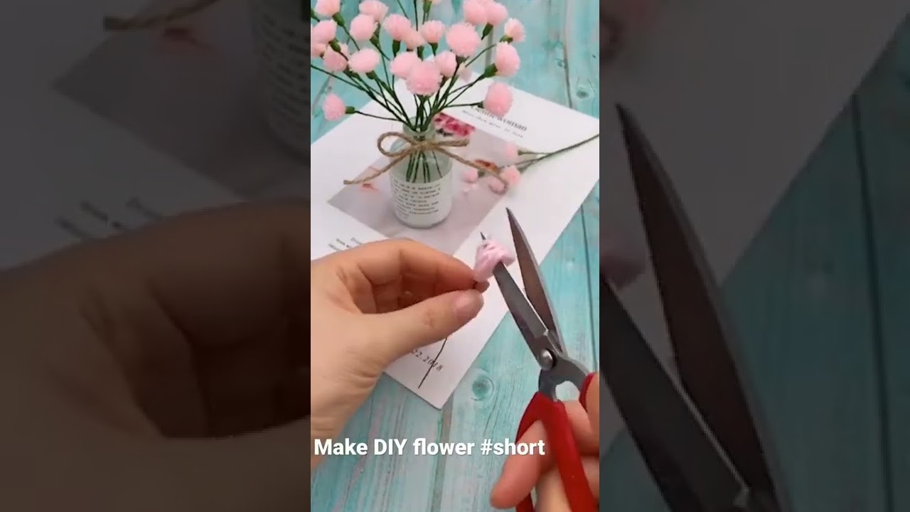 Make flower DIY #diy #shorts