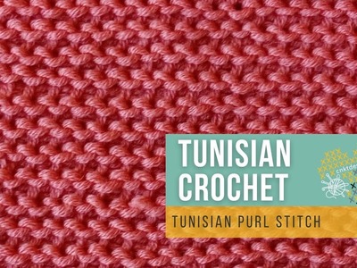Tunisian Crochet _ Tunisian Purl Stitch ???? Tunisian Crochet Stitch pattern ????
