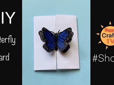 DIY Butterfly Message Card I DIY Birthday Card #shorts #viral