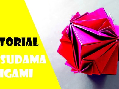 DIY How to Make kusudama ball origami Paper toys tutorial Origami Ball Modular Origami sphere .