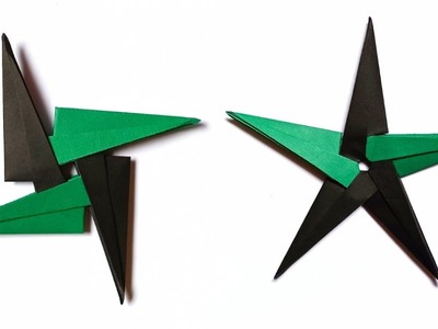 How to make paper Ninja star | easy star Origami