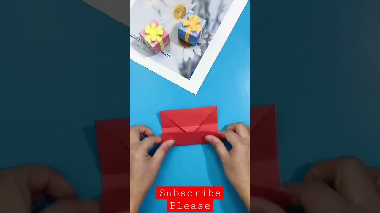 Minnie Mouse Gift Box | DIY Gift Box Ideas | Gift Ideasdiy #shorts #cutecrafts #giftbox #giftpouch