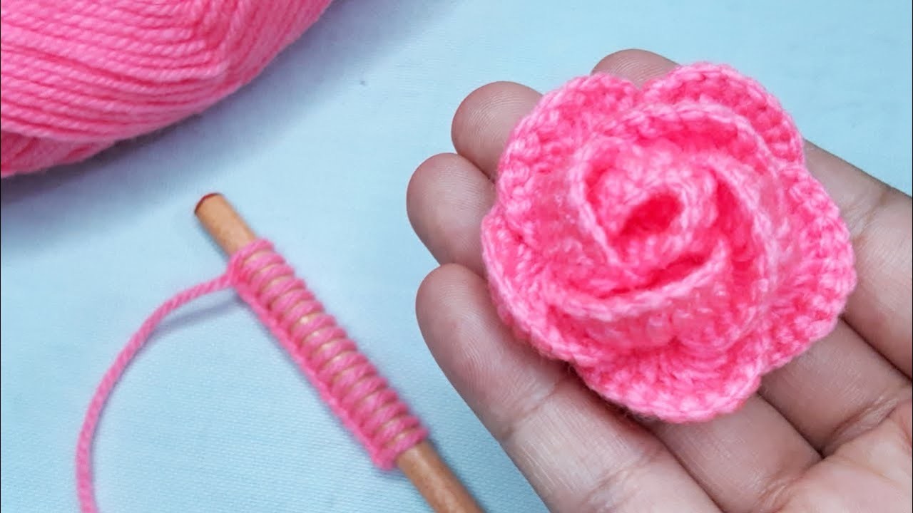 Amazing Hand Embroidery Flower Design Idea. Easy Hand Embroidery Flower Craft Idea