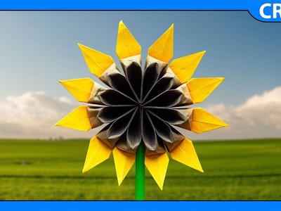 Easy Paper Sunflower Tutorial | Summer Crafts