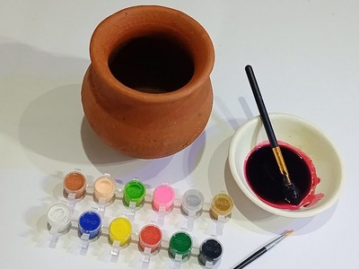 Easy pot painting ideas|| DIY pot decoration
