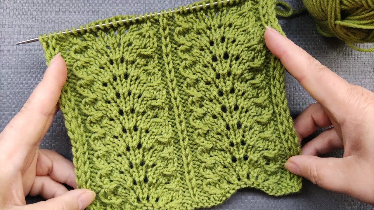 Fancy Stitch Knitting Pattern | Fantasiemuster stricken | Punto fantasia ai ferri | Punto fantasía