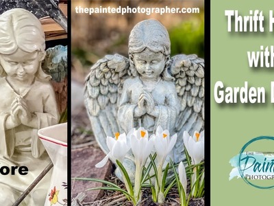 Thrift haul with Garden Decor