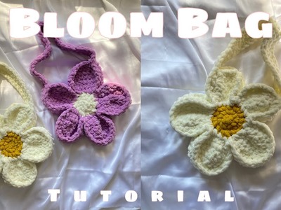 Crochet Bloom Bag|Daisy Bag|Flower Bag|Beginner friendly|Step-By-Step Tutorial