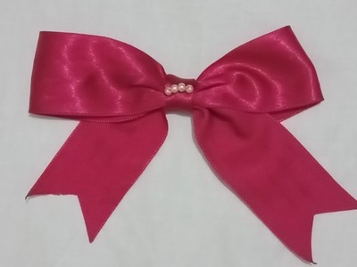 How to make a cheer bow , step by step tutorial | DIY cheer bow