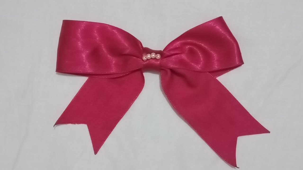 How to make a cheer bow , step by step tutorial | DIY cheer bow