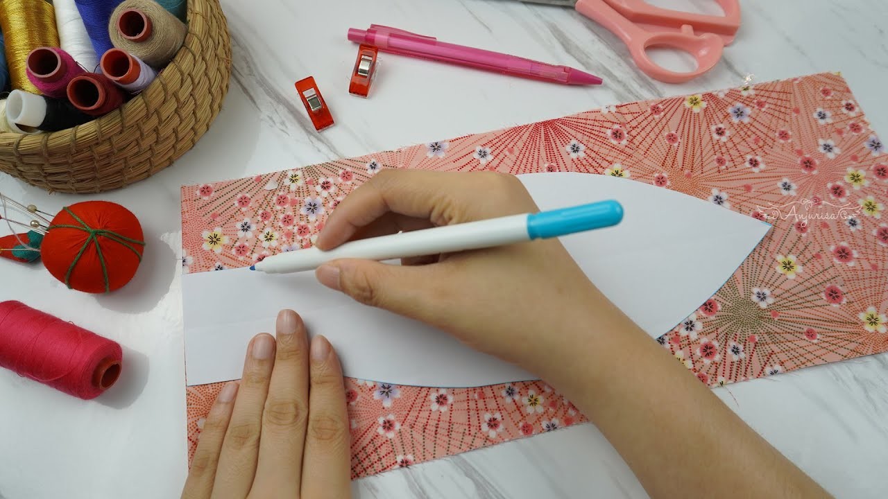 Beautiful Long Tail Scrunchie ❤️ DIY Scrunchie with Long Tails Pattern