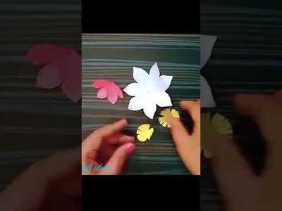 Beautiful paper Flowers making.paper Flowers.paper craft.#shorts.#youtubeshorts.