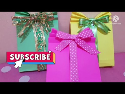 DIY PAPER BAG WITH BOW #03