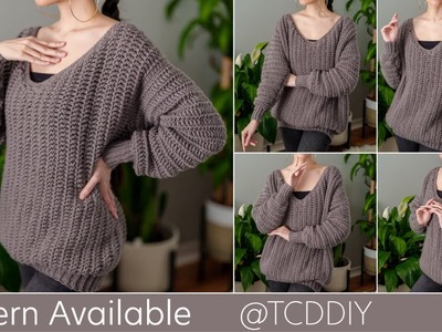 How to Crochet a Batwing Sweater | Pattern & Tutorial DIY
