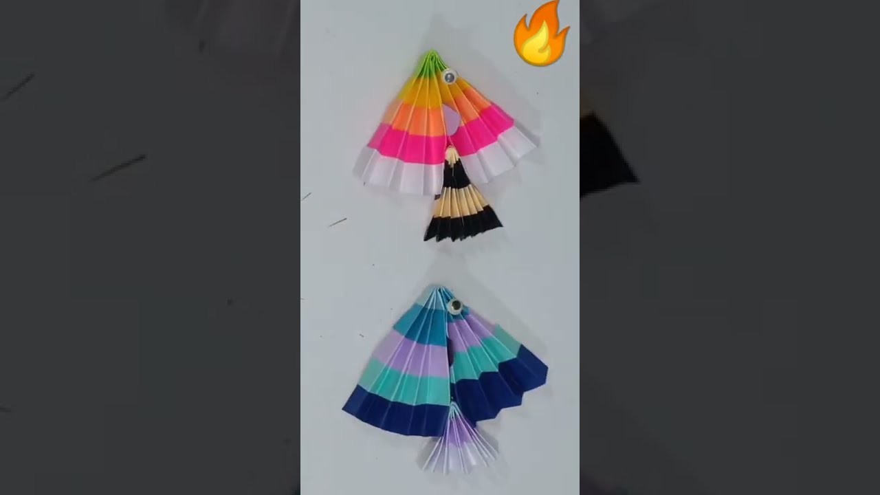 How to make easy paper fish.origami fish#papercraft #paperfish #shorts #viralvideo #handmade